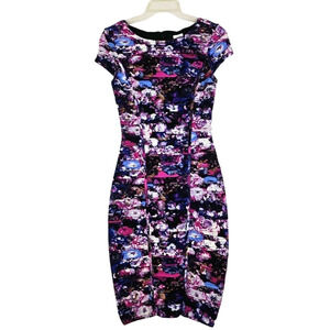 Cache ~Woman Size 2~ Multicolor Sexy Srtetch Pencil Dress NWT.
